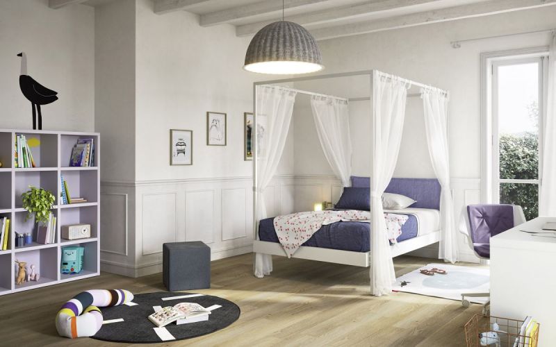 Letto a baldacchino Kap per una vera Principessa Baldacchino Nidi