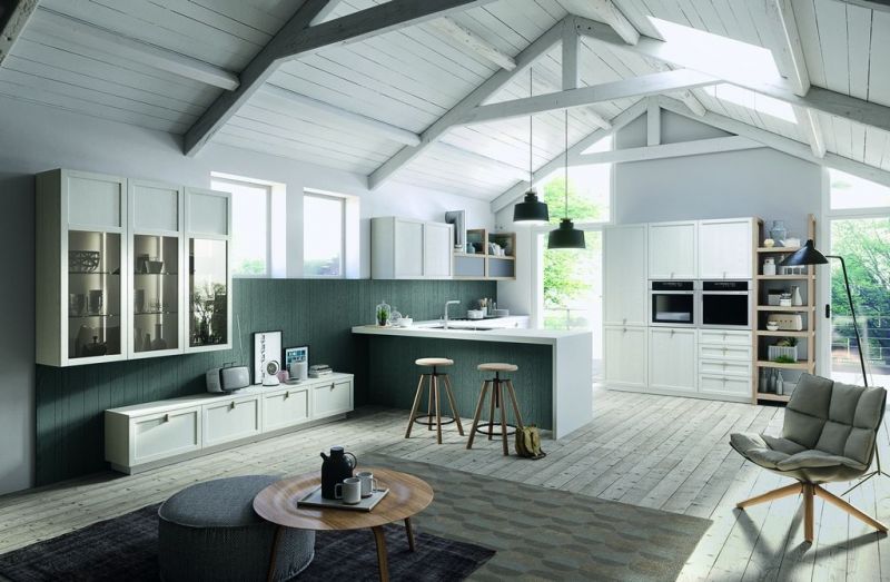 Cucina contemporanea è il risultato del percorso di ricerca per tradurre uno stile tradizionale in una cucina eclettica e creativa Cucina dibiesse
